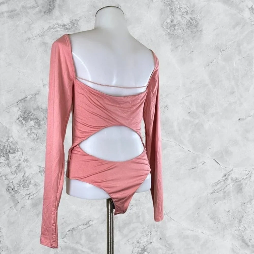 Not Yours To Keep Taja Bodysuit - Rose
